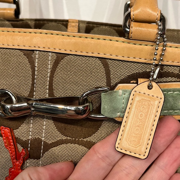 Coach Hampton Sea Life patchwork satchel - Picture 6 of 14